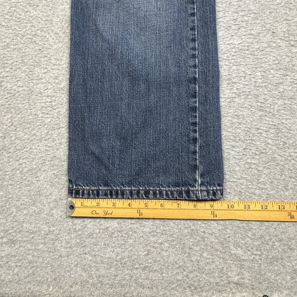 Levis 569 Loose Straight Fit‎ Jeans Mens 36x30 (38x30) Cotton Denim Nice Fade - Picture 8 of 10